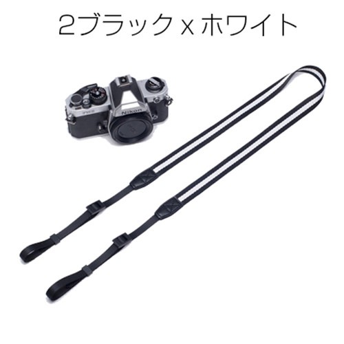 カメラストラップ 細め 一眼レフ ミラーレス一眼レフ 対応 2キャノン