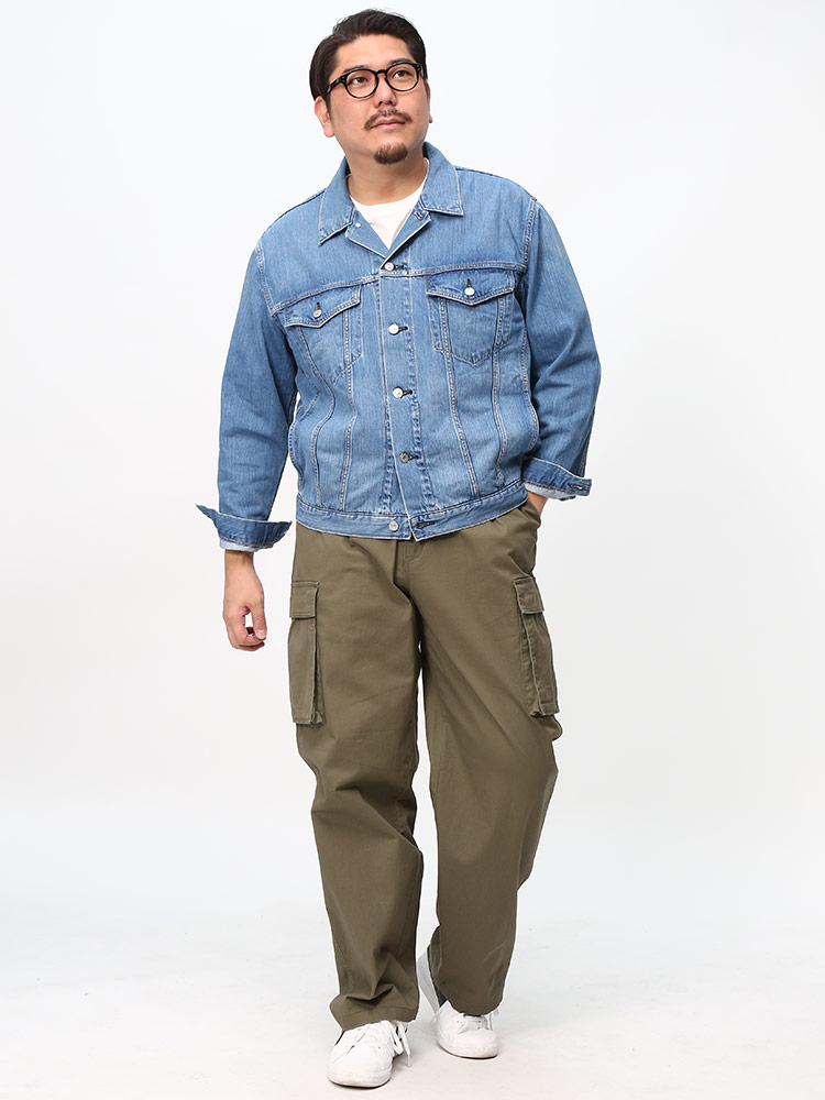 コットンハウスアヤ デニム ジャケット フード ポケット ボタン インディゴ 別注】Lee COWBOY JACKET コットンインディゴ デニムジャケット