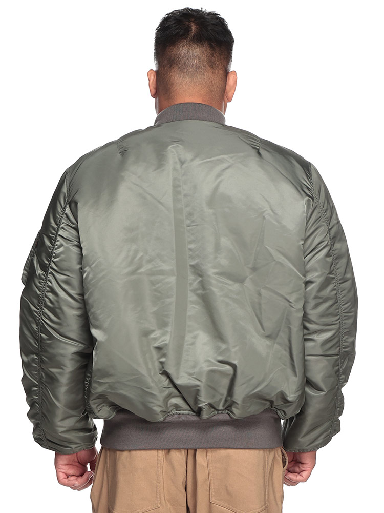 【人気】ALPHA MA1 フライトジャケット　Lサイズ フライトジャケット 中綿 MA-1 JAPAN SPEC (ALPHA INDUSTRIES INC