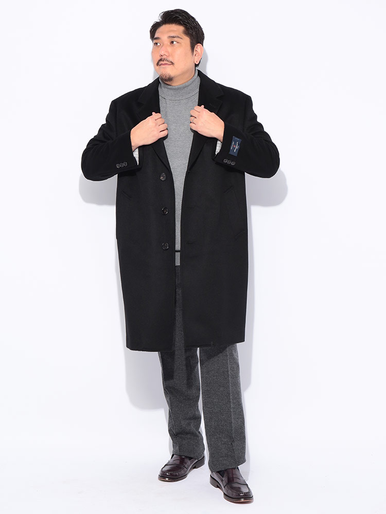 B＆T CLUB（ビーティークラブ） チェスターコート 大きいサイズ メンズ