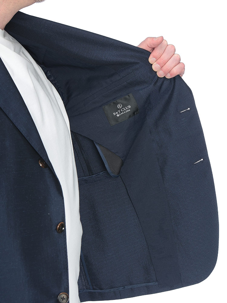 大きいサイズメンズ洋服のサカゼン アウター ビジネス フォーマル シルク 春 B＆T CLUB（ビーアンドティークラブ） 