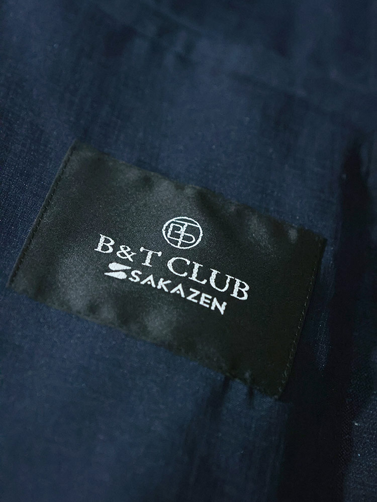 大きいサイズメンズ洋服のサカゼン アウター ビジネス フォーマル シルク 春 B＆T CLUB（ビーアンドティークラブ） 