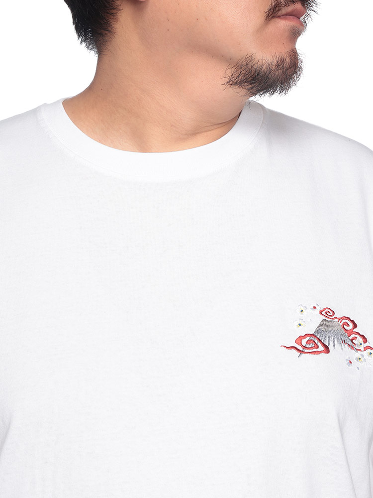 Contribe コントライブ 半袖 Tシャツ 大きいサイズ メンズ 和柄