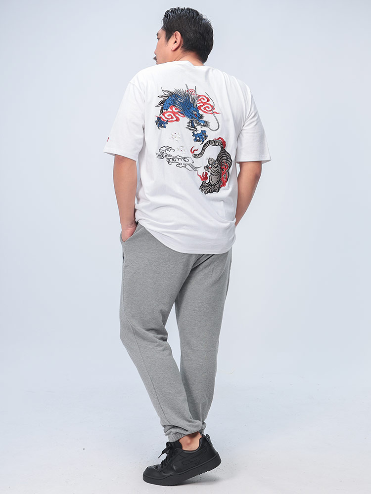 Contribe コントライブ 半袖 Tシャツ 大きいサイズ メンズ 和柄