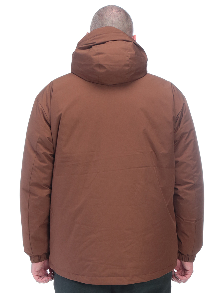 大きいサイズメンズ洋服のサカゼン ダウン フード ジップ 秋 冬 B＆T CLUB（ビーアンドティークラブ） 