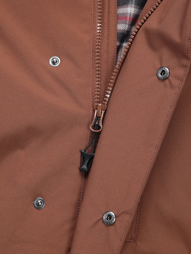 大きいサイズメンズ洋服のサカゼン ダウン フード ジップ 秋 冬 B＆T CLUB（ビーアンドティークラブ） 
