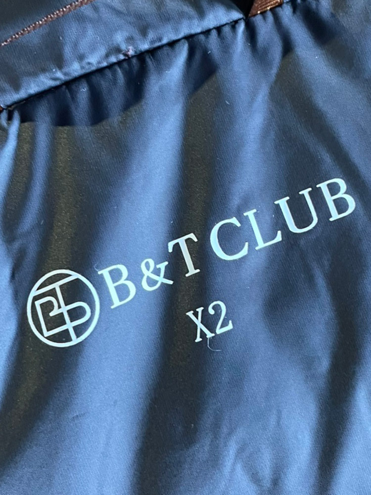 大きいサイズメンズ洋服のサカゼン ダウン フード ジップ 秋 冬 B＆T CLUB（ビーアンドティークラブ） 