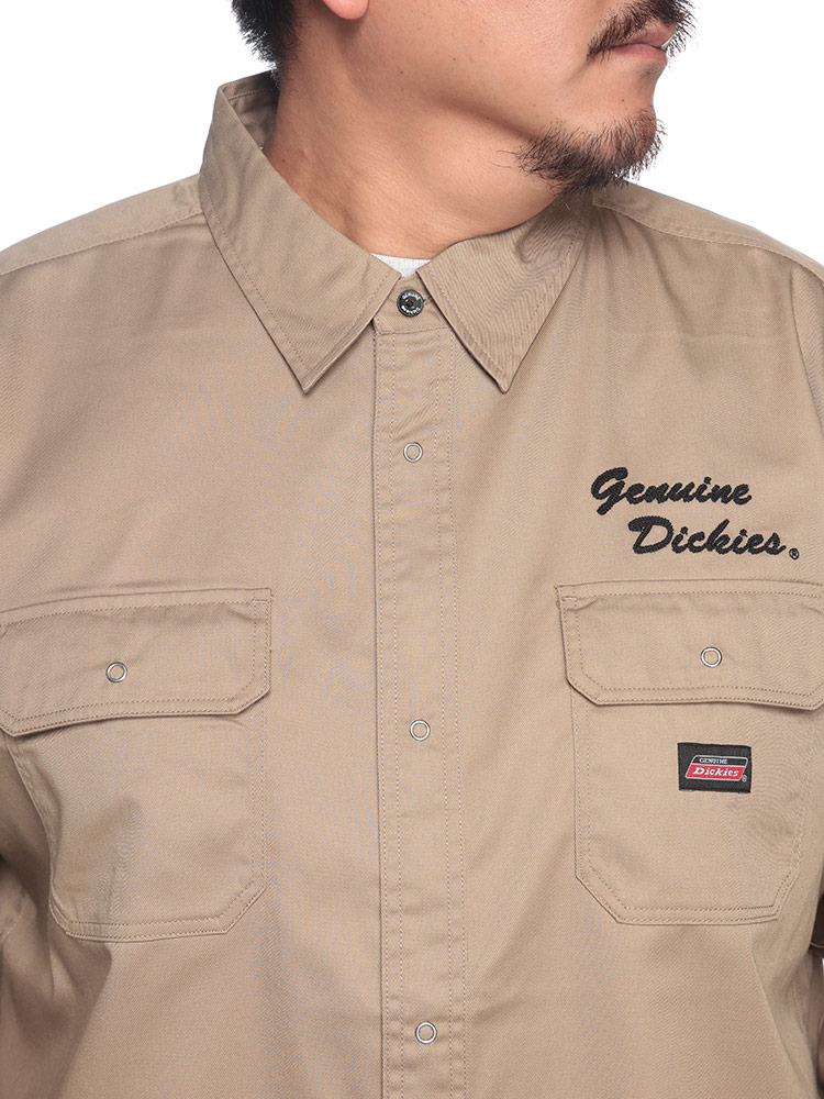 あき 様IJ196【大人気】US古着ジェニュインディッキーズシープ Dickies GENUINE DICKIES ジェニュインディッキーズ 長袖 シャツ