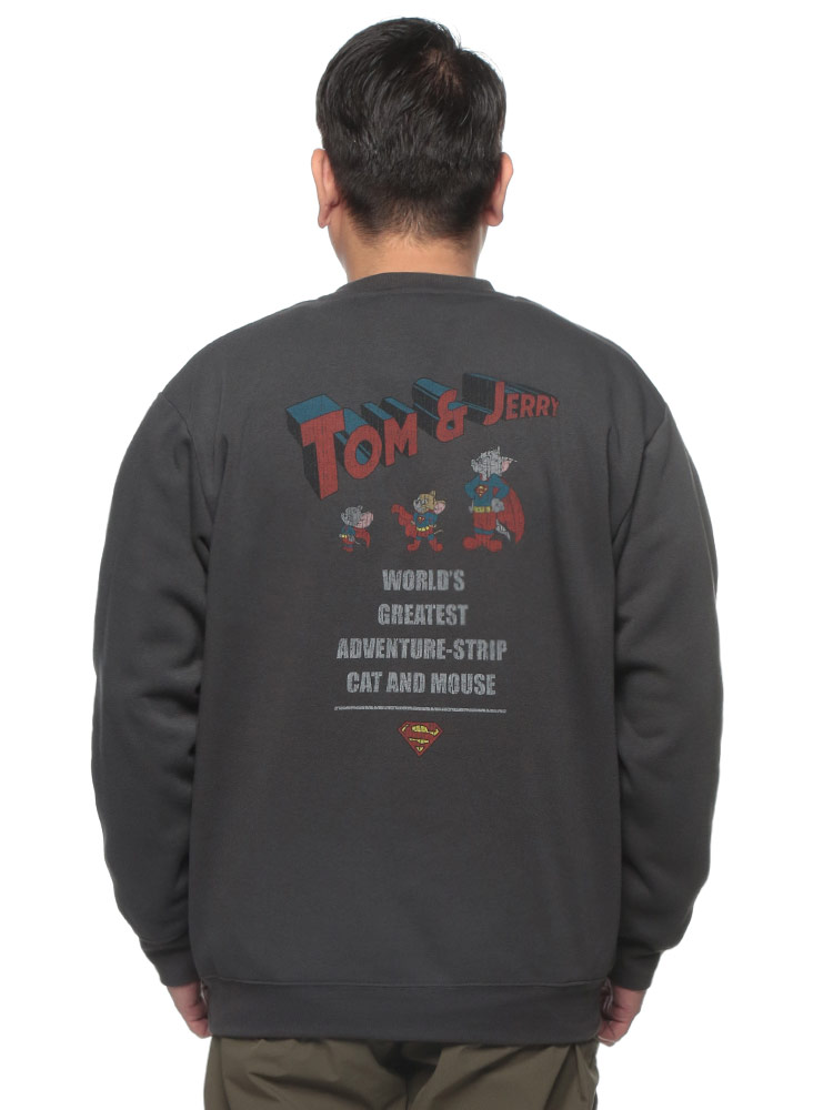 トム＆ジェリー トレーナー メンズ 大きいサイズ ワーナー・ブラザーズ