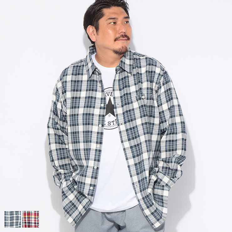 CONVERSE（コンバース） シャツ アンサンブル 長袖 メンズ 大きい