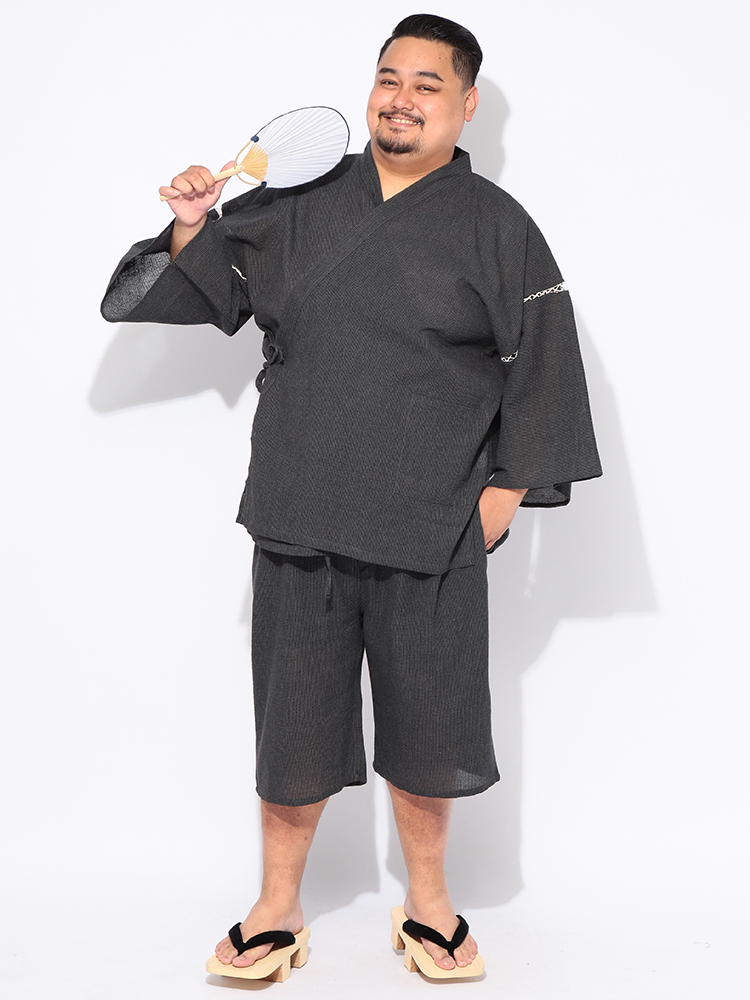 大きいサイズメンズ洋服のサカゼン セットアップ 2枚セット 浴衣 夏まつり 花火 春 夏 B＆T CLUB（ビーアンドティークラブ） 
