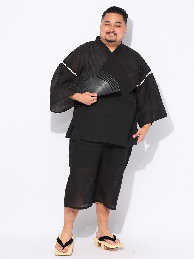 大きいサイズメンズ洋服のサカゼン セットアップ 2枚セット 浴衣 夏まつり 花火 春 夏 B＆T CLUB（ビーアンドティークラブ） 