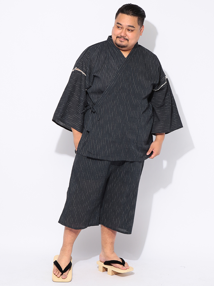 大きいサイズメンズ洋服のサカゼン セットアップ 2枚セット 浴衣 夏まつり 花火 春 夏 B＆T CLUB（ビーアンドティークラブ） 