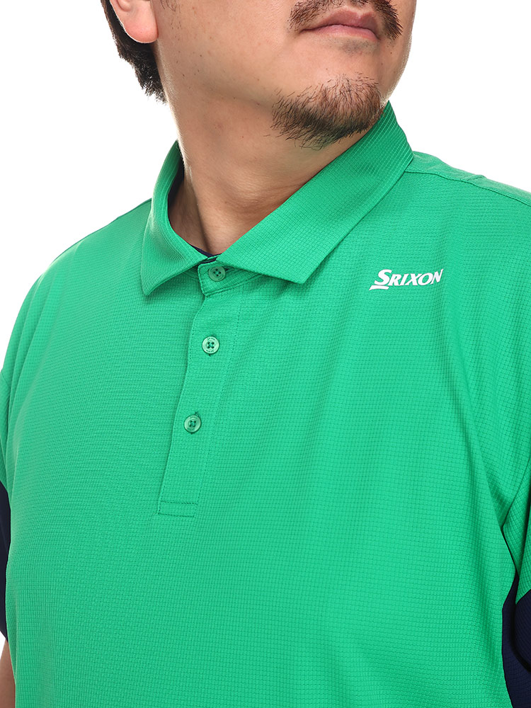 SRIXON ポロシャツ 半袖 メンズ 大きいサイズ 香妻プロモデル アイス