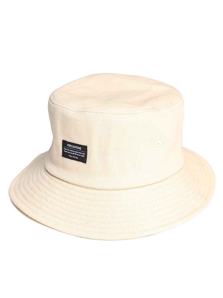 アイボリー コットン バケットハット NEW ERAコラボ】UNISEX NEW ERA バケットハット ホワイト