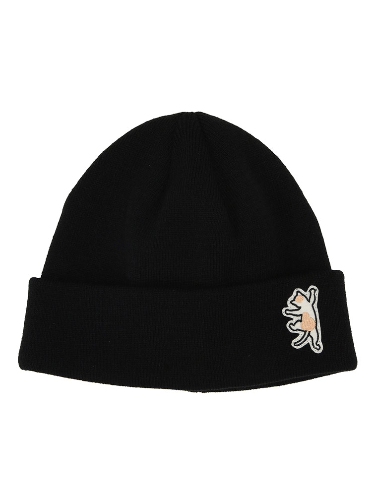 ニット帽 メンズ 大きいサイズ 帽子 ワッペン アクリル ニットワッチ