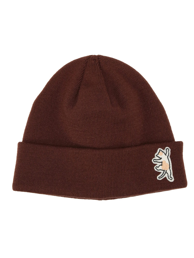 ニット帽 メンズ 大きいサイズ 帽子 ワッペン アクリル ニットワッチ