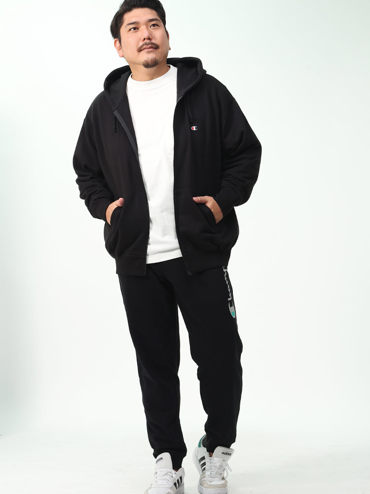 Champion パーカー 大きいサイズ メンズ USAコットン ワン