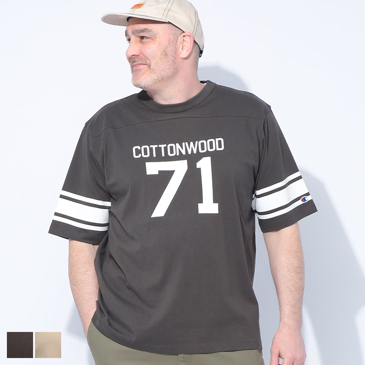 Champion（チャンピオン） 半袖 フットボール Tシャツ メンズ 大きい