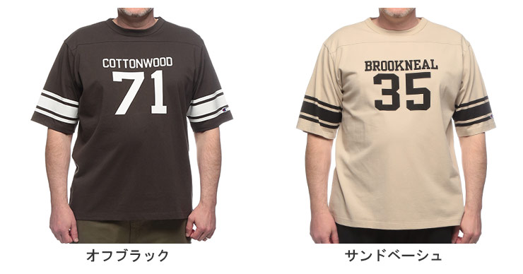 Champion（チャンピオン） 半袖 フットボール Tシャツ メンズ 大きい