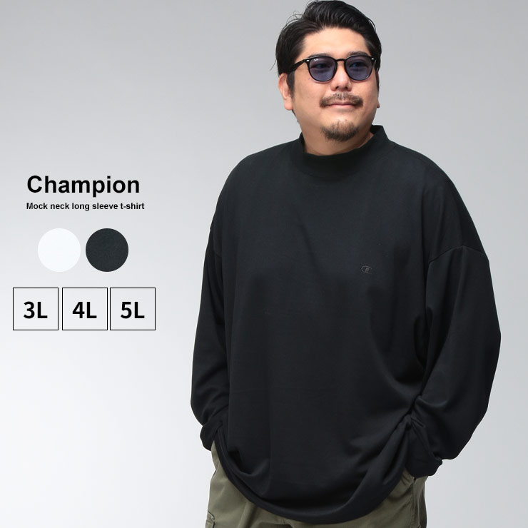 大きいサイズメンズ洋服のサカゼン トップス ユニセックス シンプル デイリー 袖ロゴ 秋 冬 Champion（チャンピオン） 