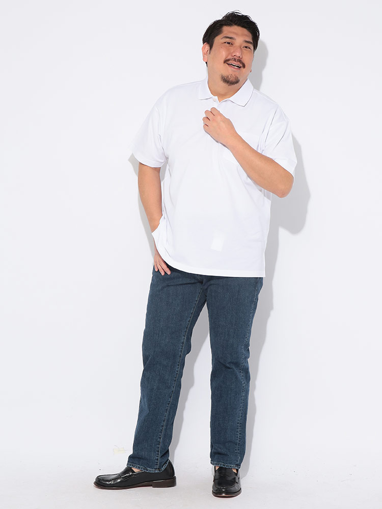 大きいサイズメンズ洋服のサカゼン トップス ポロ シャツ ポケット 春 夏 B＆T CLUB（ビーアンドティークラブ） 