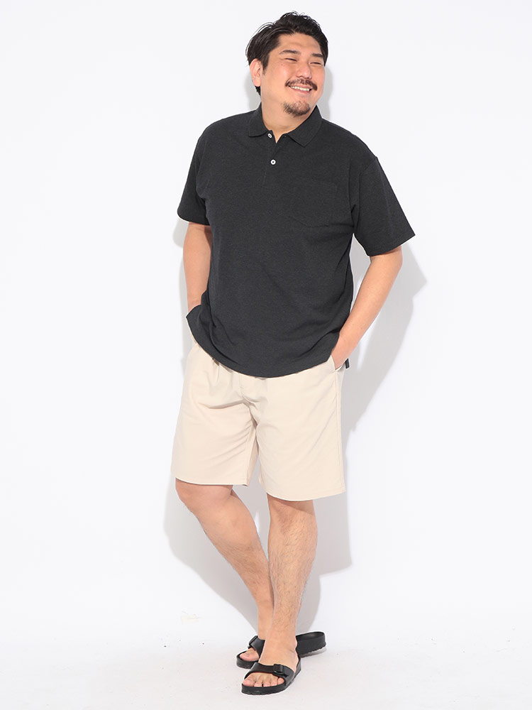大きいサイズメンズ洋服のサカゼン トップス ポロ シャツ ポケット 春 夏 B＆T CLUB（ビーアンドティークラブ） 