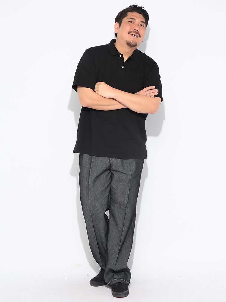 大きいサイズメンズ洋服のサカゼン トップス ポロ シャツ ポケット 春 夏 B＆T CLUB（ビーアンドティークラブ） 