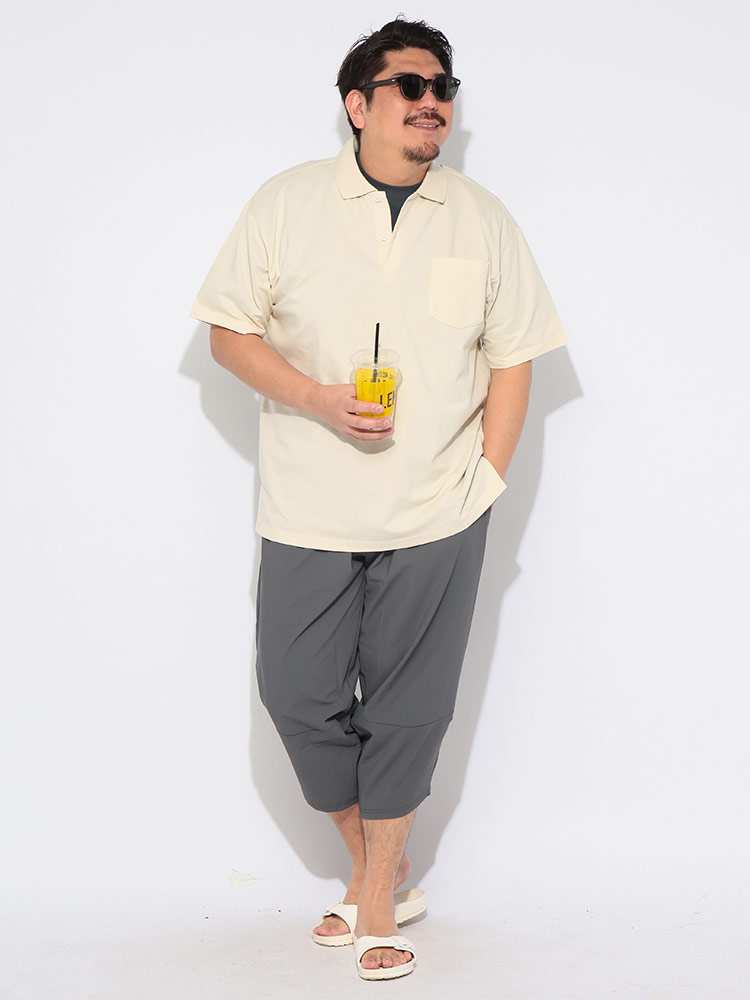 大きいサイズメンズ洋服のサカゼン トップス ポロ シャツ ポケット 春 夏 B＆T CLUB（ビーアンドティークラブ） 