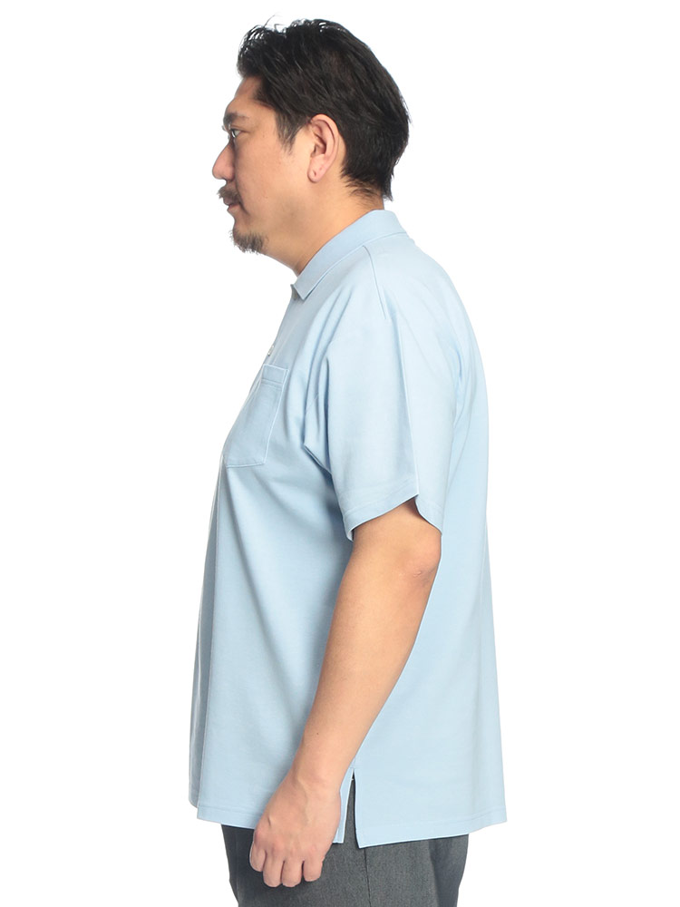 大きいサイズメンズ洋服のサカゼン トップス ポロ シャツ ポケット 春 夏 B＆T CLUB（ビーアンドティークラブ） 
