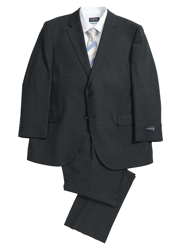 大きいサイズメンズ洋服のサカゼン セットアップ 紳士 ビジネス フォーマル ウォッシャブル HYBRIDBIZ（ハイブリッドビズ） 