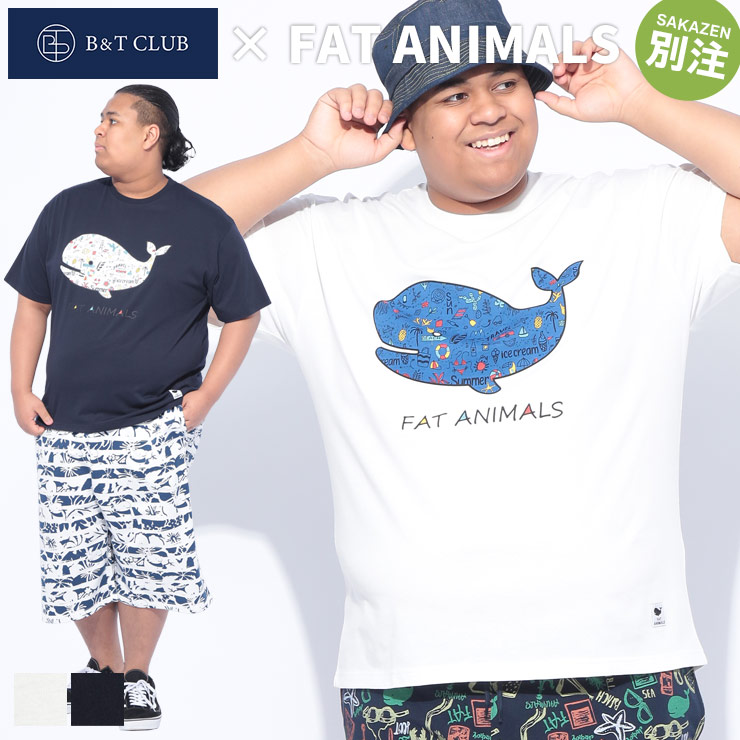 B＆T CLUB（ビーティークラブ） Tシャツ 半袖 メンズ 大きいサイズ FAT