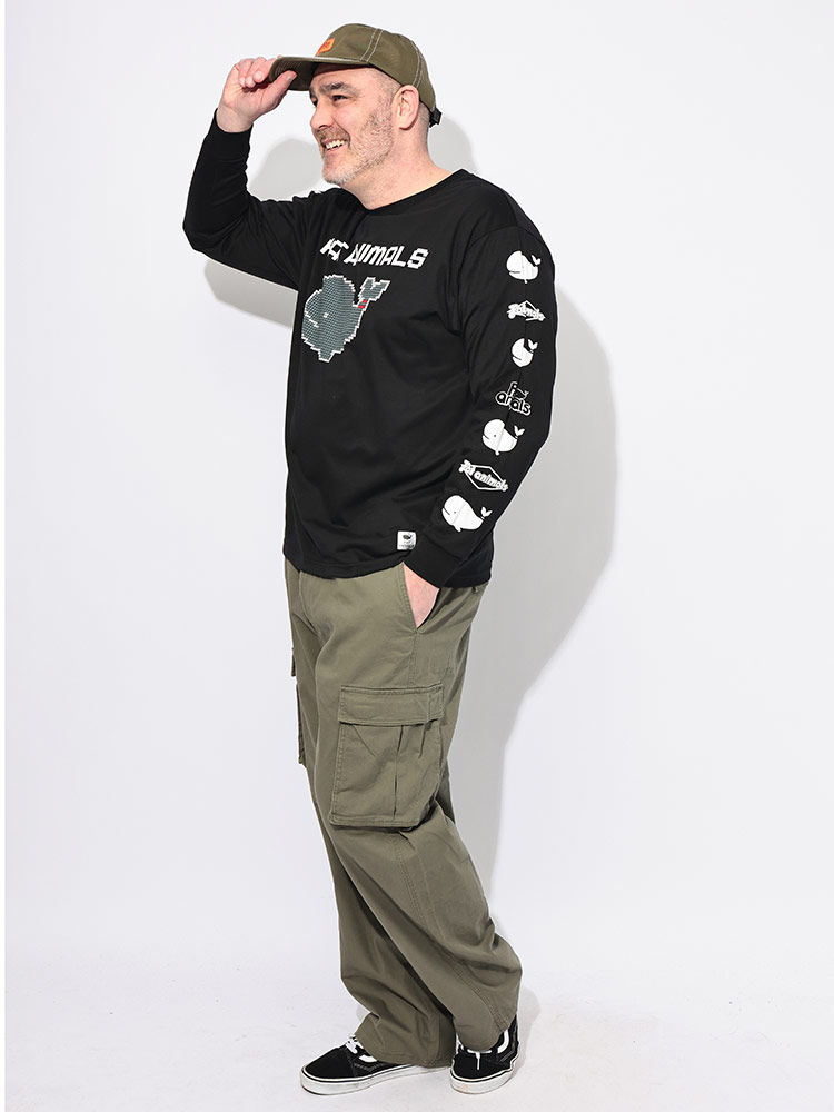 B＆T CLUB（ビーティークラブ） Tシャツ 長袖 メンズ 大きいサイズ FAT