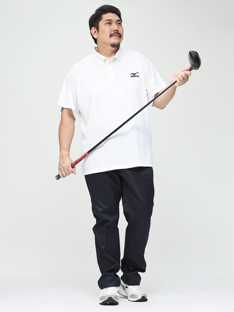 MIZUNO ゴルフパンツ 大きいサイズ メンズ ストレッチ 撥水