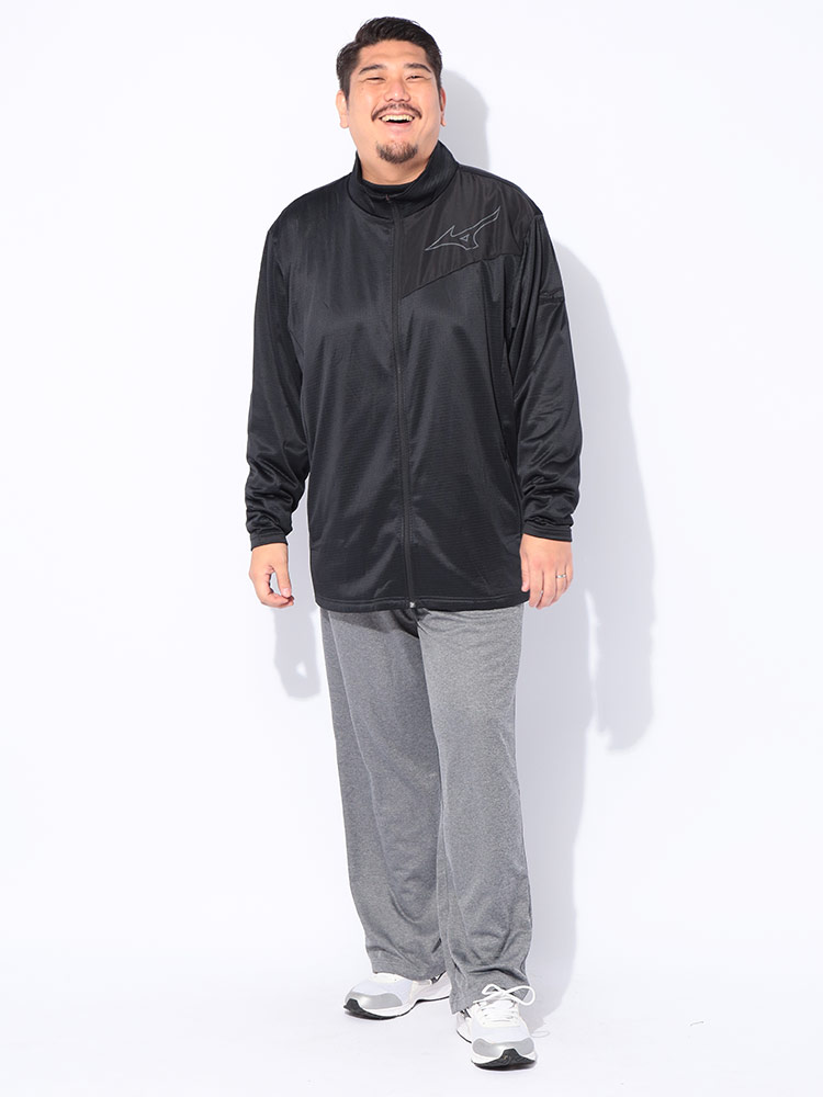 MIZUNO（ミズノ） トラックジャケット メンズ 大きいサイズ 裏ブロック
