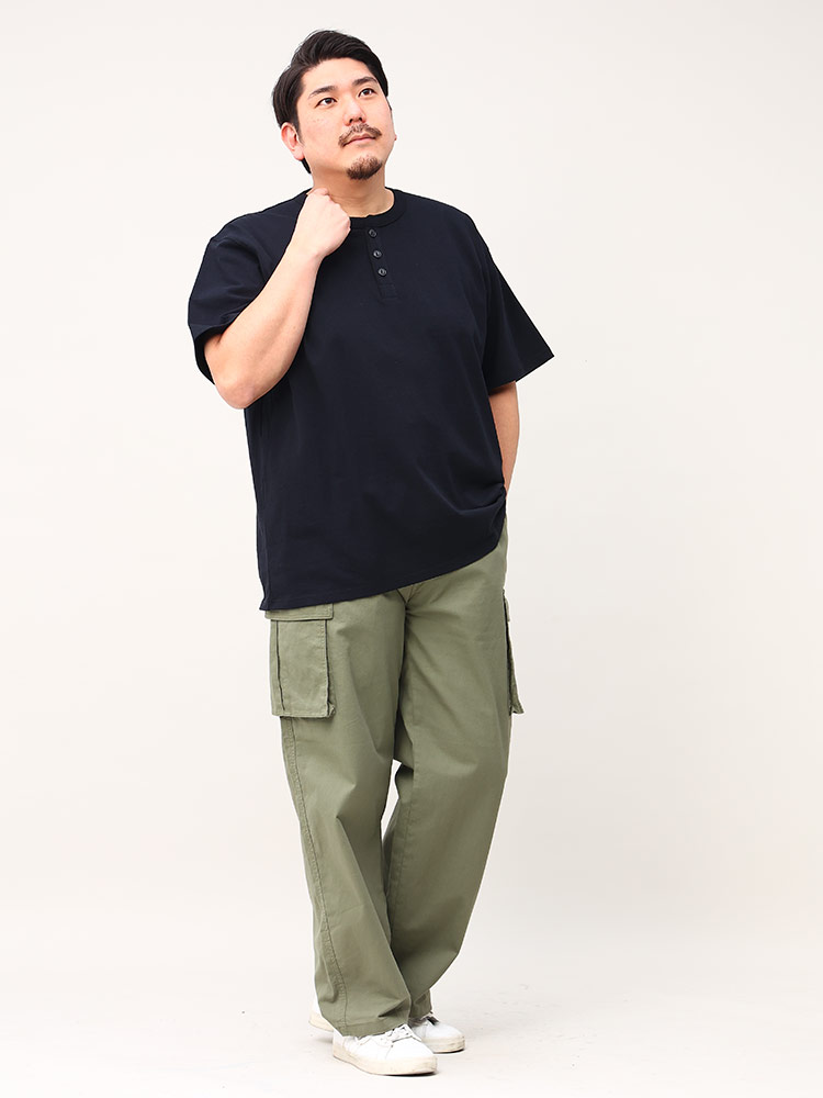 B＆T CLUB オールマイTシャツ ＋STRONG ヘンリーネック 大きい