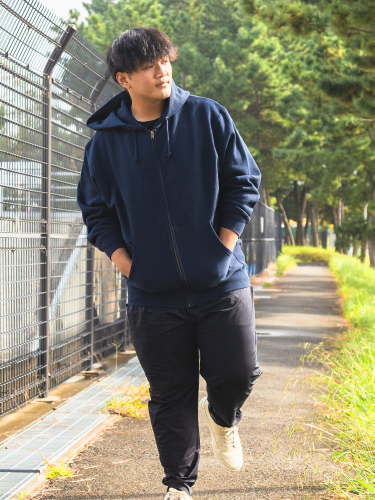 B＆T CLUB ジップパーカー スウェット 大きいサイズ メンズ