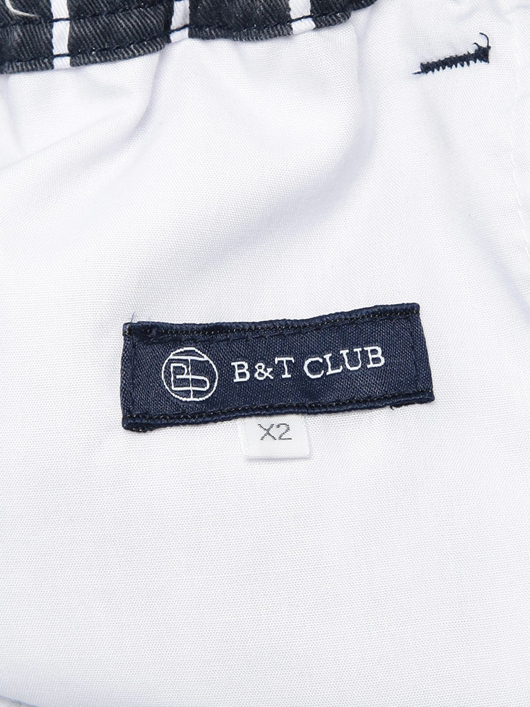 大きいサイズメンズ洋服のサカゼン ボトムス パンツ ロング チェック ストライプ B＆T CLUB（ビーアンドティークラブ） 