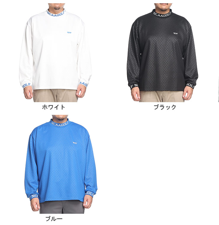 PEARLYGATES× PEANUTS 長袖モックネックシャツ 総柄 サイズ3 01_001.jpg
