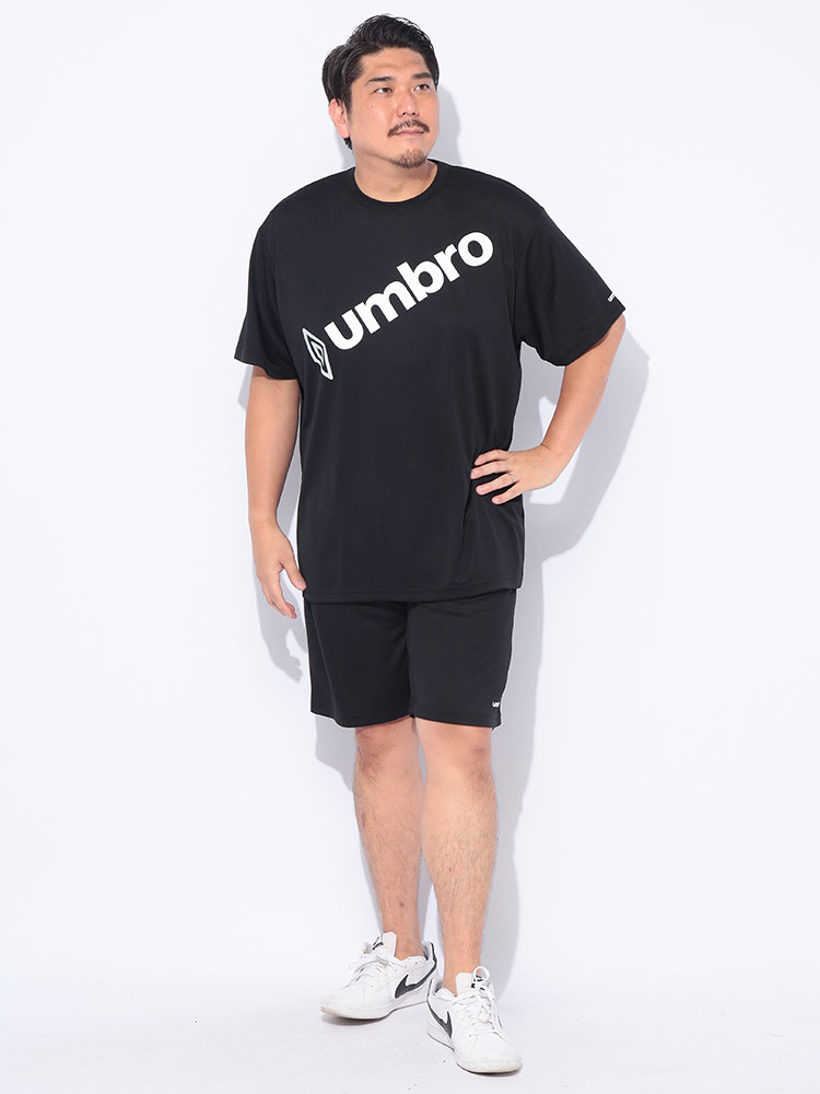 umbro（アンブロ） Tシャツ 半袖 メンズ 大きいサイズ吸水速乾 UV対策