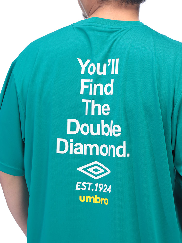 umbro（アンブロ） Tシャツ 半袖 メンズ 大きいサイズ吸水速乾 UV対策