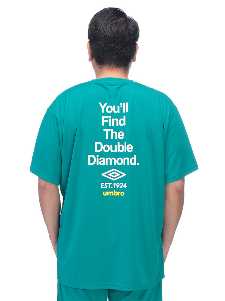 umbro（アンブロ） Tシャツ 半袖 メンズ 大きいサイズ吸水速乾 UV対策