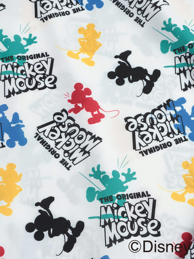 大きいサイズメンズ洋服のサカゼン DISNEY Mickey デザイン プリントシャツ Disney（ディズニー） 