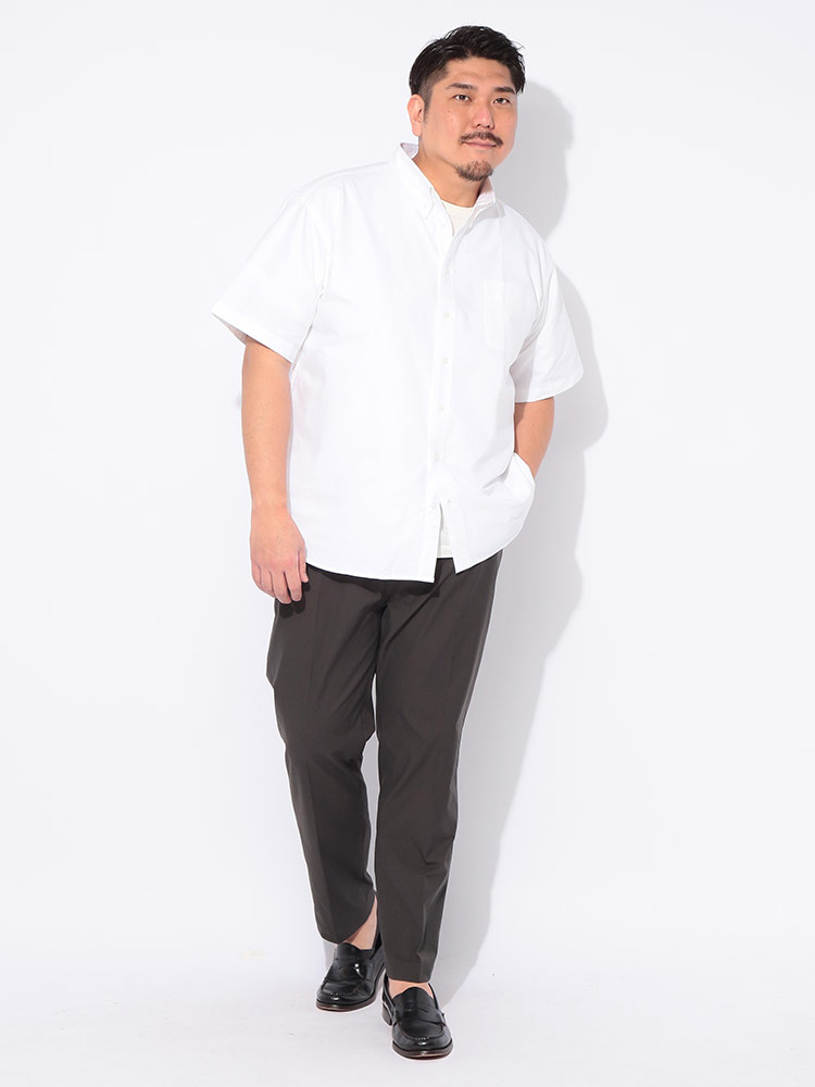 大きいサイズメンズ洋服のサカゼン トップス 半袖 カジュアルシャツ 春 夏 B＆T CLUB（ビーアンドティークラブ） 