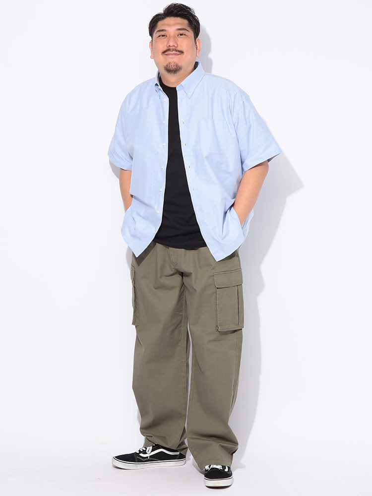 大きいサイズメンズ洋服のサカゼン トップス 半袖 カジュアルシャツ 春 夏 B＆T CLUB（ビーアンドティークラブ） 