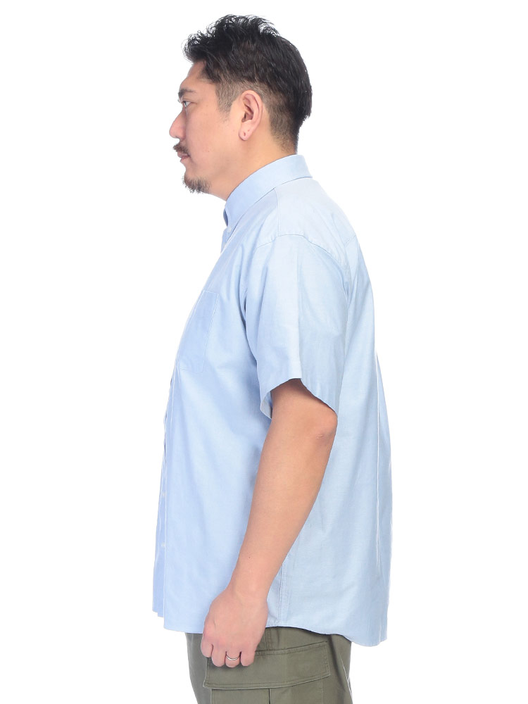 大きいサイズメンズ洋服のサカゼン トップス 半袖 カジュアルシャツ 春 夏 B＆T CLUB（ビーアンドティークラブ） 