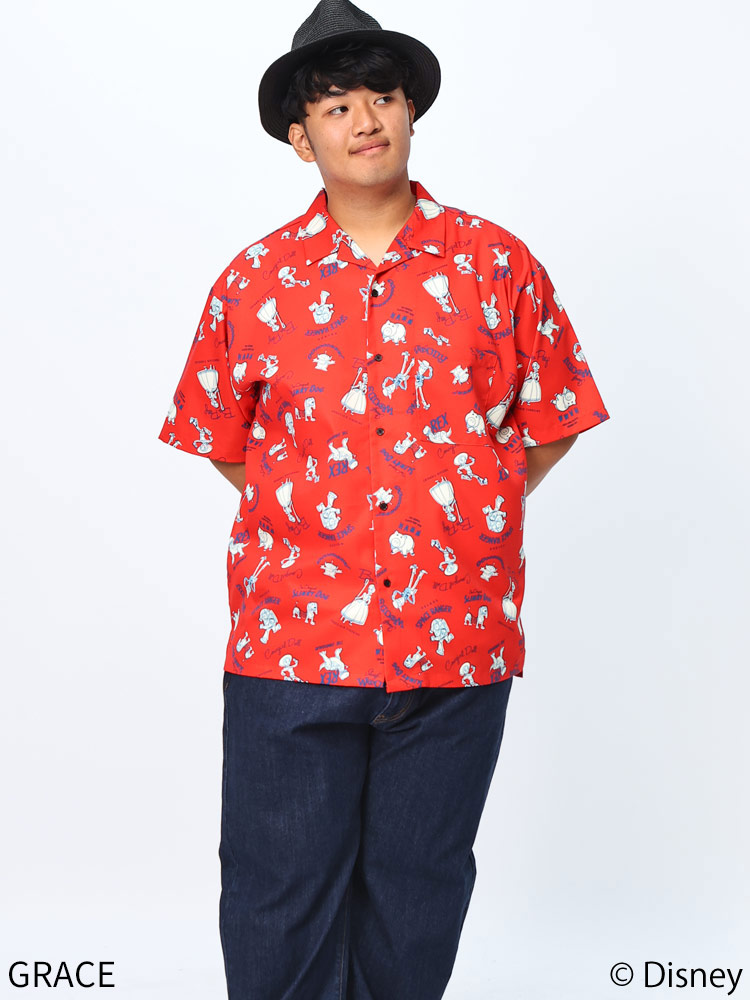Disney - ★激レア★ Loungefly ディズニー ロビンフット 半袖 アロハシャツ ディズニーキャラクター】アロハシャツ（オトナ）（シャツ