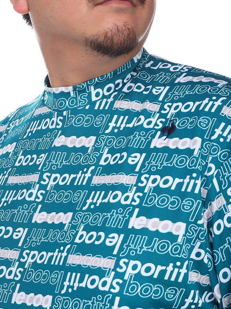 THE GOLF コミックスタイルシャツ Lサイズ le coq sportif GOLF 半袖 Tシャツ 大きいサイズ メンズ 吸汗速