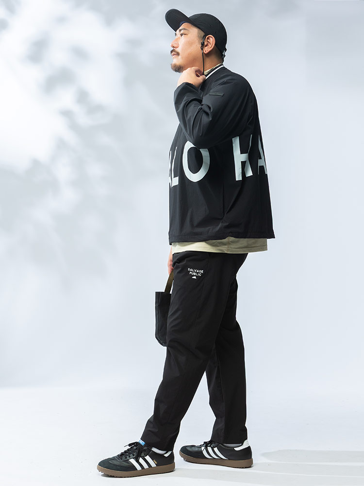 SALVAGE PUBLIC 黒 M パンツ SALVAGE PUBLIC Kolepa（サルベージ パブリック コレパ） ナイロン