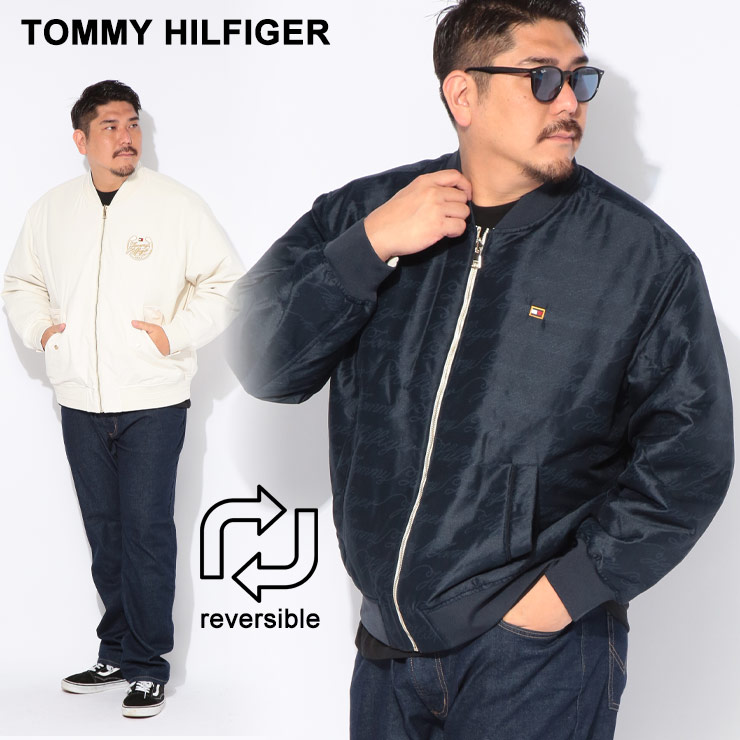 大きいサイズメンズ洋服のサカゼン アウター ブルゾン 中綿ジャケット 羽織 秋 冬 TOMMY HILFIGER（トミーヒルフィガー） 